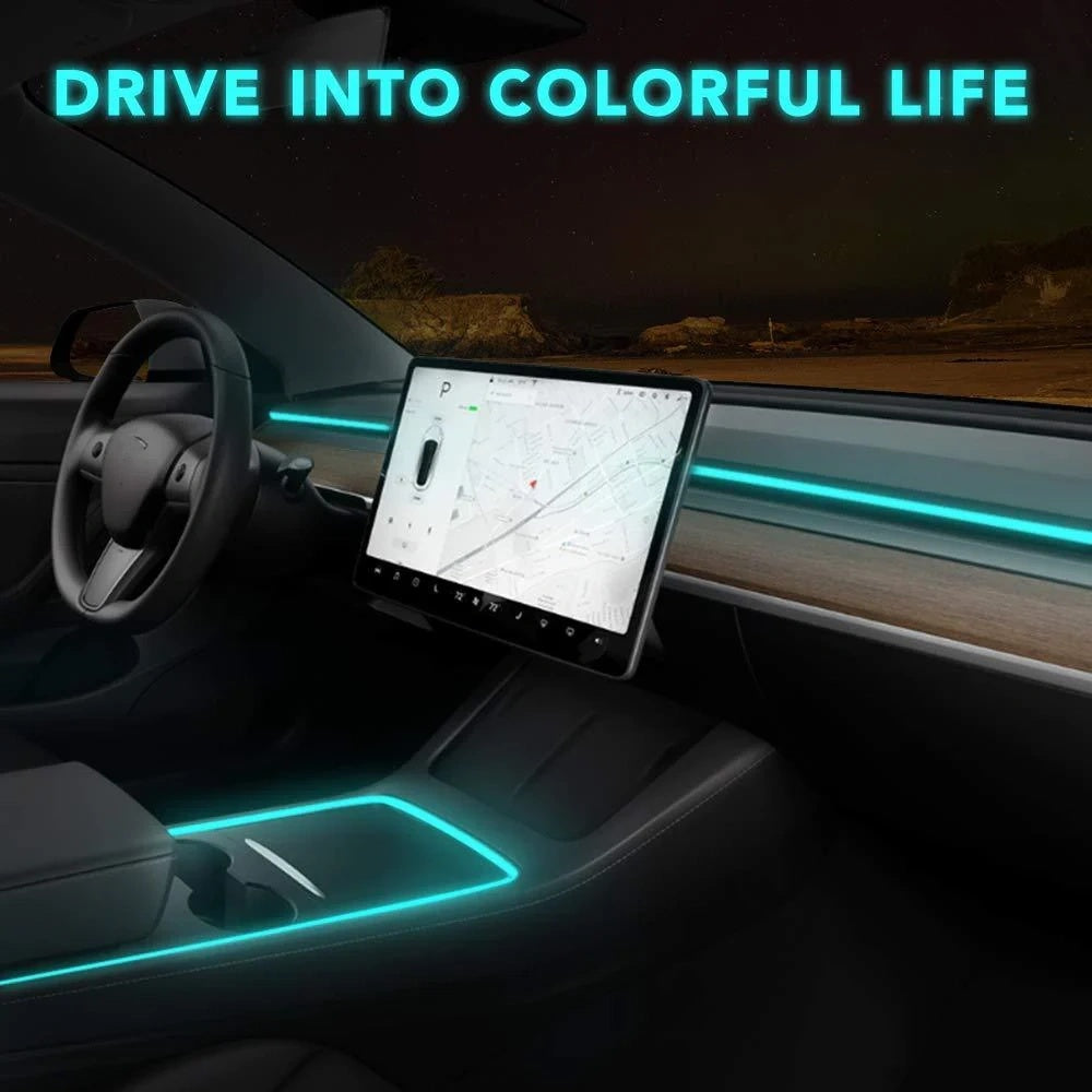 Model 3/Y Interior LED Dashboard App Controller for Tesla(2017-2024)