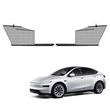Retractable Window Sunshade for Model Y Juniper | Snap-on Install